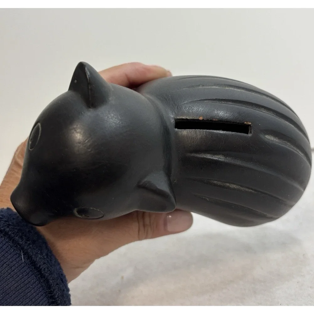 Vintage Black‎ Piggy Bank